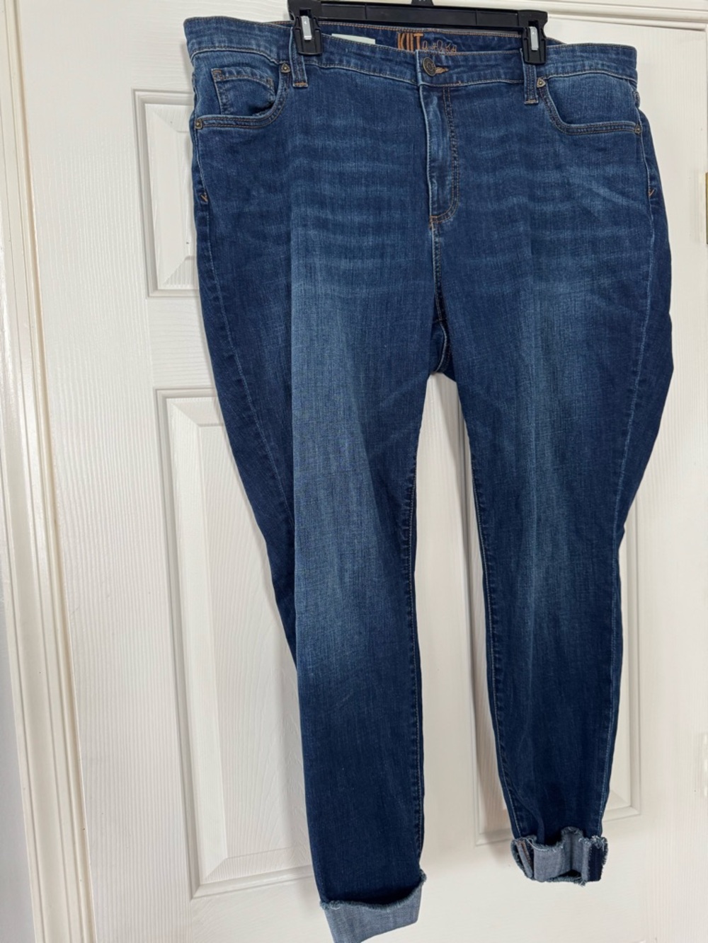 Kut from the Kloth Asher ankle straight leg denim jeans women’s 16W